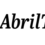 Abril Titling Condensed