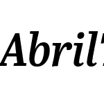 Abril Titling Narrow