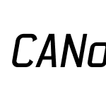 CANoDrExpanded-Italic