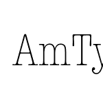 AmTypewriterEF-LightCondensed