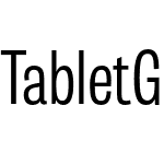 Tablet Gothic Compressed