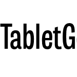 Tablet Gothic Compressed