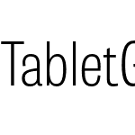 Tablet Gothic Condensed