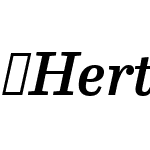 HertzOTWXX-MediumItalic