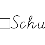 SchulschriftA