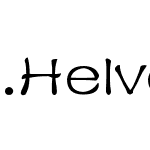 .Helvetica Neue Interface