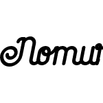 Nomura 1 Italic Regular