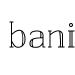 banister-RegularSemiCondensed