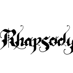 Rhapsody Black Letter