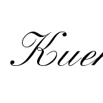 KuenstlerScript-Medium