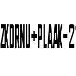 ZKDRNU+Plaak-21B-UltracondensedLight