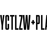 YCTLZW+Plaak-31-UltracondensedRegular