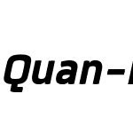 Quan Extrabold Oblique