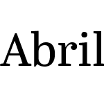 Abril Text