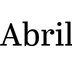 Abril Text