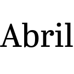 Abril Titling