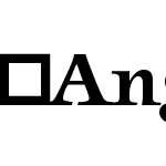 AngkoonTF-Bold