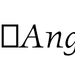 Angkoon-RegularItalic