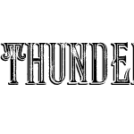 Thunder Inline Shadow Grunge