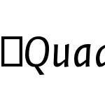 QuadraatSans-Italic