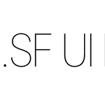 .SF UI Display Condensed