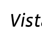 VistaSansRegItalic