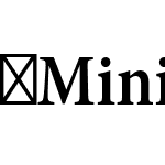 MinionPro-SemiboldCnCapt