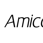 AmicoThin-Italic