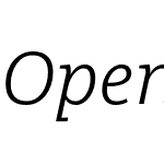 Open Serif