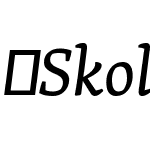 Skolar-Italic