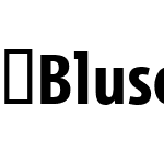 BlusetBProXCondensed-Bold