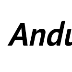 AndulkaSansBook-BoldItalic