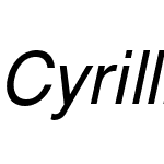 CyrillicHelvet