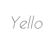 YellowPeas-ThinItalic