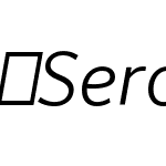 SeroOffc-LightItalic