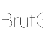 Brut Grotesque WEB