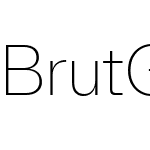 Brut Grotesque WEB