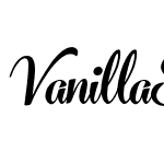 VanillaShot-BoldItalic