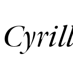 CyrillicGaramond