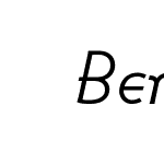 BernhardGothicABookSGTT-Italic