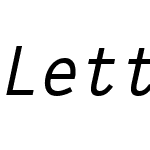 Letter Gothic