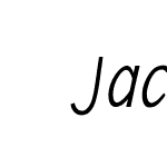 JacobyExtraLightCondensed-Italic