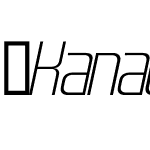 KanalUltraLightItalic