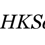 HK Serif