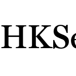 HK Serif