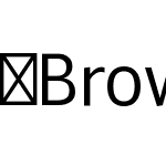 BrownSans-Book