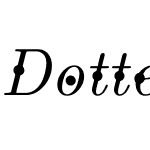 Dotted CMU Serif