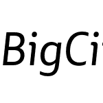 BigCity Grotesque Pro