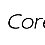 CoreSansN33ExLight-Italic