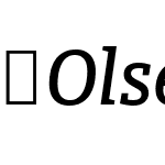 OlsenOffcPro-Italic